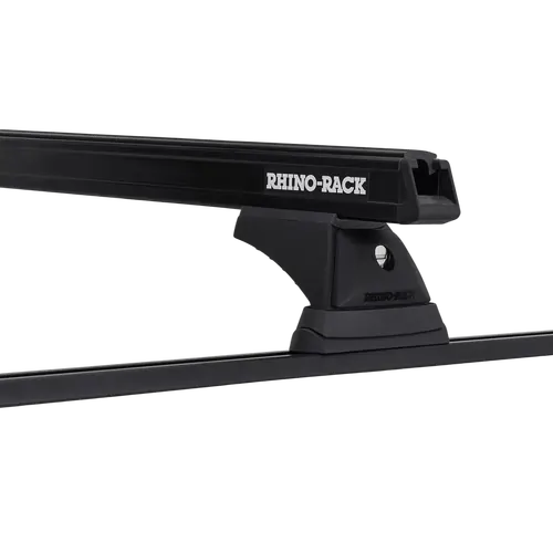 Rhino Rack Heavy Duty Rch Trackmount Black 2 Bar Roof Rack For Nissan Pathfinder 2Dr 4Wd 01/86 To 09/92
