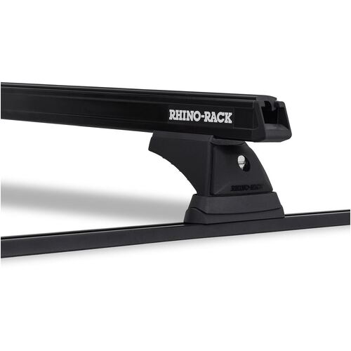 Rhino Rack Heavy Duty Rch Black 2 Bar Roof Rack For Ford Ranger Px/Px2/Px3 4Dr Ute Double Cab 10/11 On
