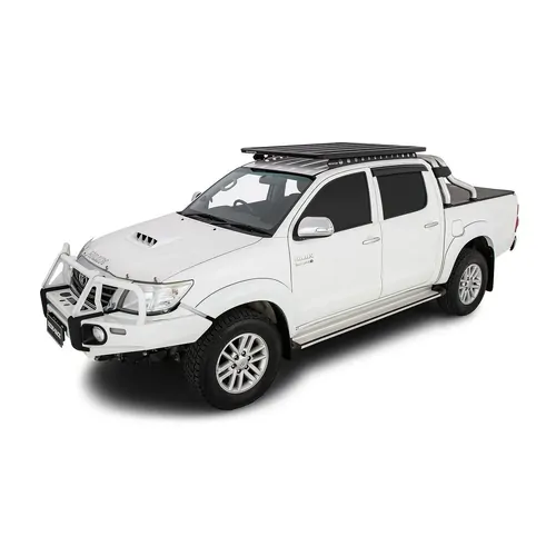 Rhino Rack Pioneer 6 Platform (1500mm X 1240mm) With Backbone For Toyota Hilux Gen 7 4Dr Ute Dual Cab 04/05 To 09/15