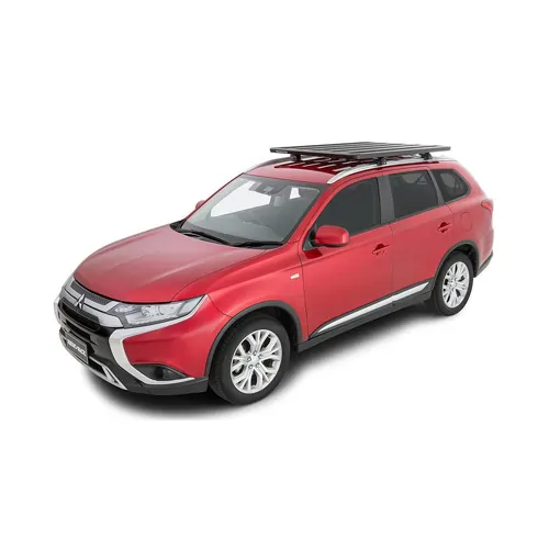 Rhino Rack Pioneer 6 Platform (1500mm X 1240mm) With Sx Legs For Mitsubishi Outlander Gen3, Zj/Zk 5Dr Suv With Flush Rails 11/12 On