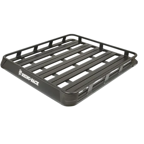 Rhino Rack Pioneer Tray (1400mm X 1280mm) With Backbone For Toyota Landcruiser 79 Series 4Dr 4Wd Double Cab 03/07 On