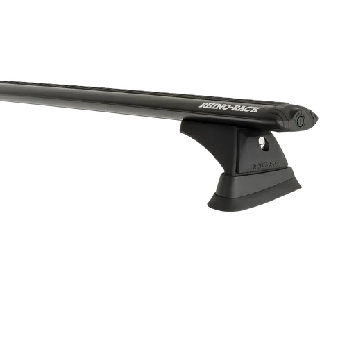 Rhino Rack Vortex RCH Black 2 Bar Roof Rack to suit ISUZU D-Max Gen2, TF (LS-U/LS-M/X-Runner) 4dr Ute Crew Cab 12 to 20