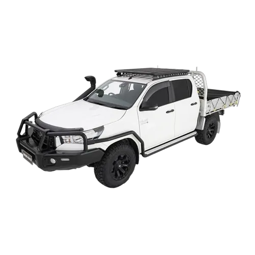 Rhino Rack Pioneer Platform (1300mm x 1240mm) With Backbone For Toyota Hilux Gen 8 4Dr Ute Double Cab 10/15 On