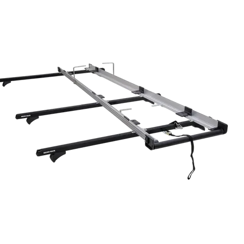 Rhino Rack Multislide 3.0m Ladder Rack with 680mm Roller to suit FORD Transit Custom Gen1 2dr Van SWB 14 to