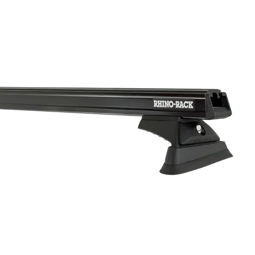 Rhino Rack Heavy Duty RCL Black 3 Bar Rhino-Rack Backbone Roof Rack to suit JEEP Wrangler JK 4dr 4WD Hard Top 11 to 19