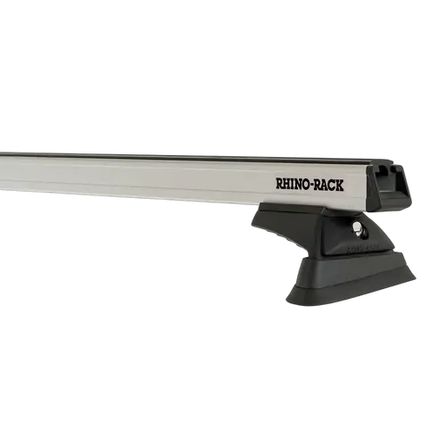 Rhino Rack Heavy Duty RCL Silver 3 Bar Rhino-Rack Backbone Roof Rack to suit JEEP Wrangler JK 4dr 4WD Hard Top 11 to 19