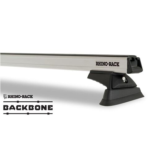 Rhino Rack Heavy Duty Rcl Silver 3 Bar Rhino-Rack Backbone Roof Rack For Jeep Wrangler Jk 4Dr 4Wd Hard Top 02/11 To 03/19