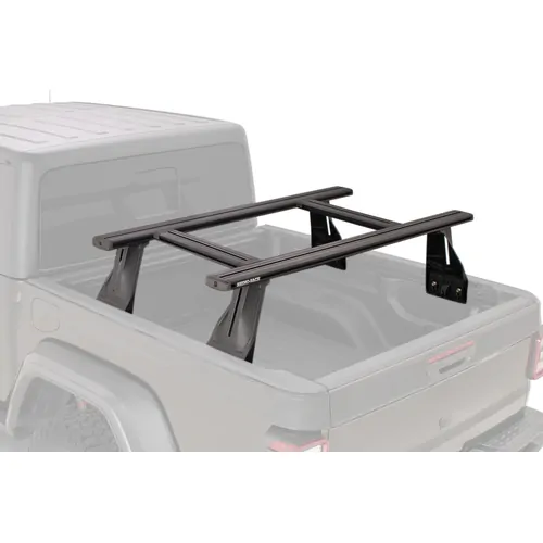 Rhino Rack Reconn-Deck 2 Bar Ute Tub System with 2 NS Bars to suit TOYOTA Hilux Gen8, SR5 (A-Deck Tub - Without external hooks) 4dr Ute Double Cab 15