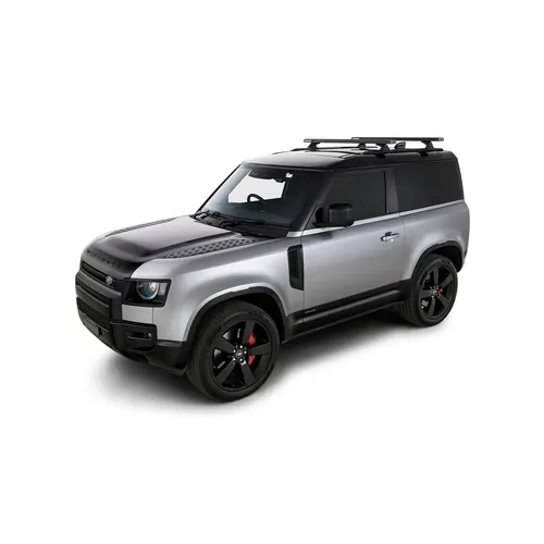 Rhino Rack Reconn-deck 2 Bar RCL-RCH Roof Rack to suit LAND ROVER Defender 90 L663 2dr SUV With Factory Track 21 to