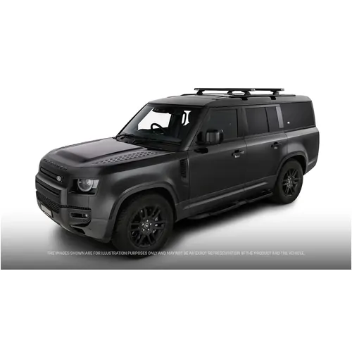 Rhino Rack Reconn-Deck 2 Bar Roof Rack System to suit LAND ROVER Defender 130 L663 5dr SUV With Factory Track 23 to