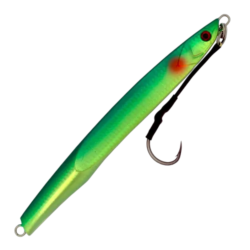 Black Magic Knife Jig 150gm UV Green/Gold