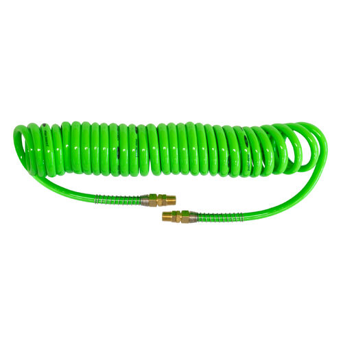 Jamec Pem 55.6212 5M Length 10Mm X 6.5Mm High-Vis Pu Air Hose Recoil