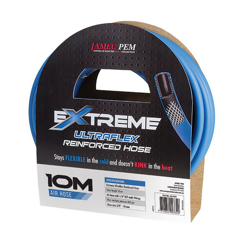 Jamec Pem 56.3156 30M Extreme Ultraflex Reinforced Air Hose With 1/4" Bspm Fittings