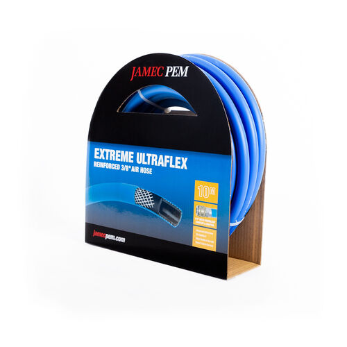 Jamec Pem 3/8" Air Hose - Nitto Equivalent Fittings - 20 M