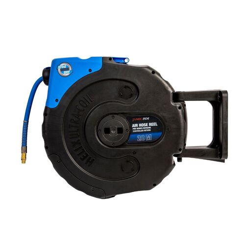 Jamec Pem Air Hose Reel - Extreme Ultraflex Hose - 20 M Pro Series Extreme - Controlled Return