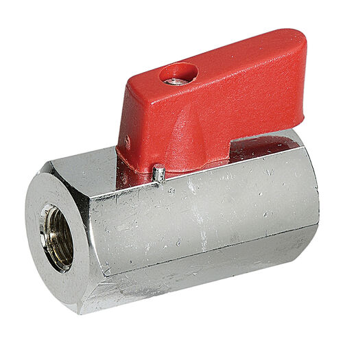 Jamec Pem Mini Ball Valve - In-Line Female - 1/4"