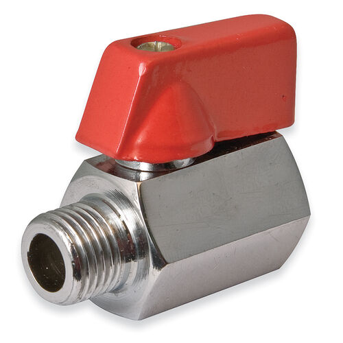 Jamec Pem Mini Ball Valve - In-Line Male/Female - 1/4"
