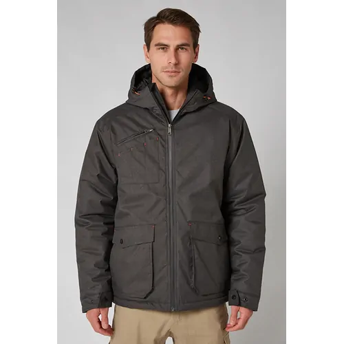 Jetpilot On Site Pro Mens Jacket Charcoal - 3XL