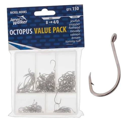 Jarvis Walker 150 Piece Value Hook Packs