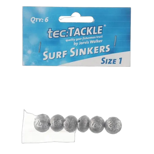 Jarvis Walker Tec Tackle Surf Sinkers