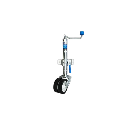 Ark Premium Twin Wheel Jockey Wheel 6" Bolt/Weld Fixed