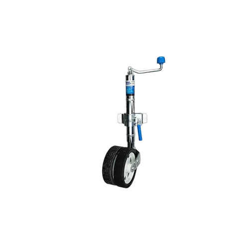 Ark Premium Twin Wheel Jockey Wheel 8" Bolt/Weld Fixed