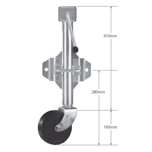 Supex Standard 6" Swivel Jockey Wheel