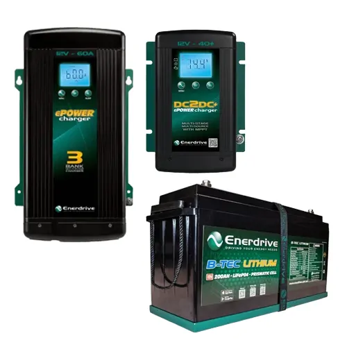 200Ah B-Tec Bundle Inc Dc40 & Ac60