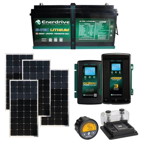 200Ah B-Tec Inc 760W Solar, Dc40, Ac40 & Epro+