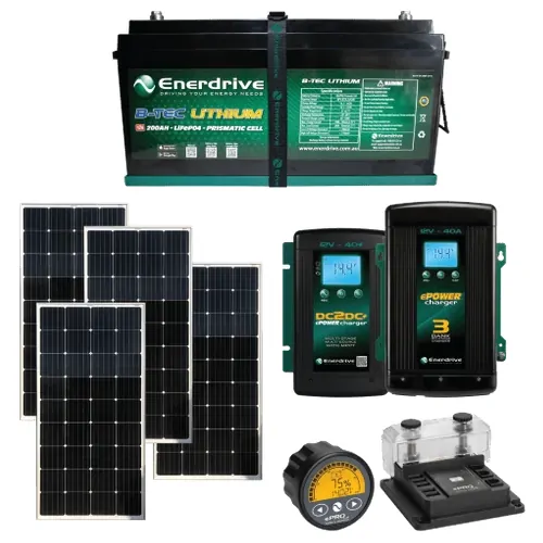 200Ah B-Tec Inc 760W Solar, Dc40, Ac40 & Epro+