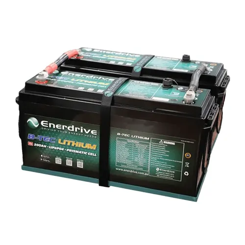 Enerdrive 2 X 200Ah B-Tec Inc Parallel Link 95Mm2