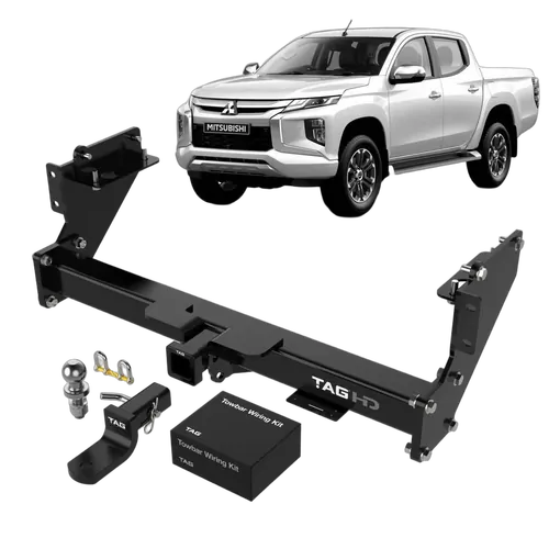 TAG Heavy Duty Towbar to suit Mitsubishi Triton (05/2018 - on) - Direct Fit ECU