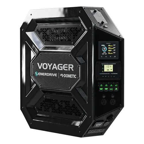 Voyager System Right 3000W/100A Inverter-Charger 40Dc Inc Simarine Scq50
