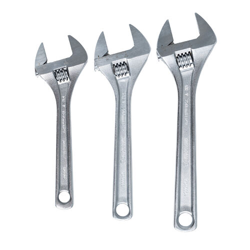 Adjustable Wrench Set - 3 Piece