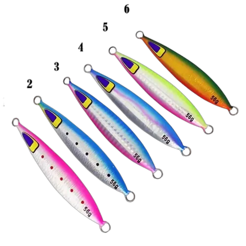Slow Pitch Jig 56grm Green/Gold/Orange - Bomber (6)