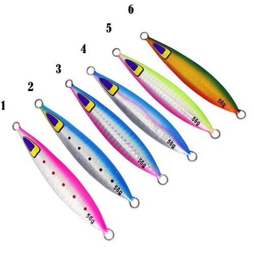 Slow Pitch Jig 56grm Silver/Pink - Bomber (1)