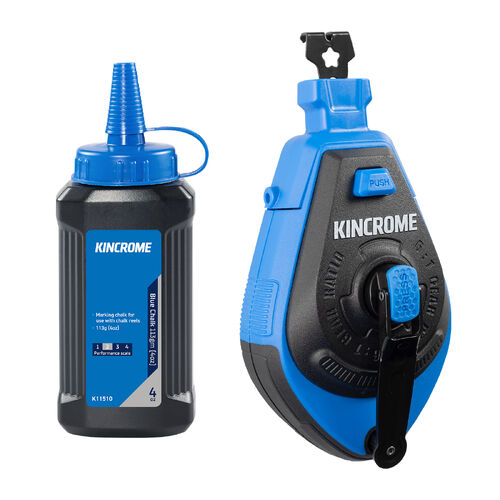 Kincrome 6:1 Chalk Reel Plastic & Aluminium with Chalk