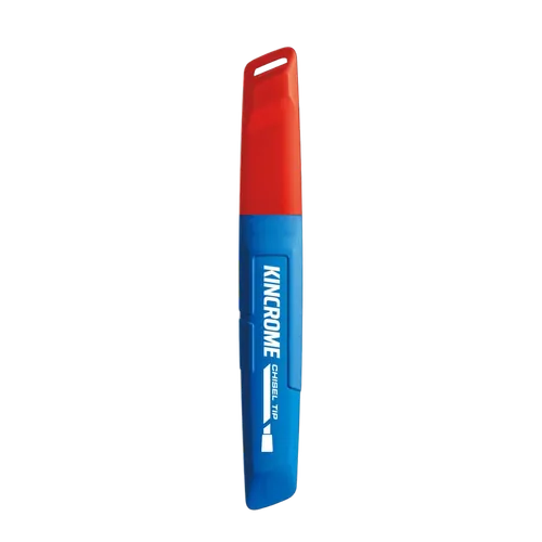 Kincrome Permanent Marker Chisel Tip Red