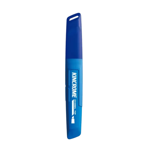 Kincrome Permanent Marker Chisel Tip Blue