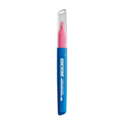Kincrome Highlighter Marker Chisel Tip Pink