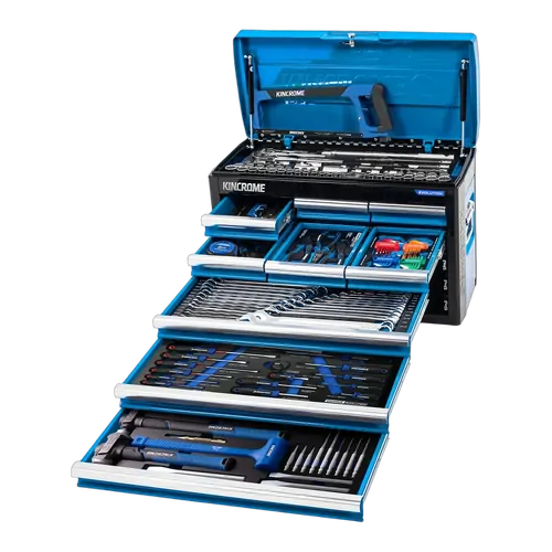 Kincrome Evolution Tool Chest Kit 172 Piece 9 Drawer 1/4, 3/8 & 1/2" Drive