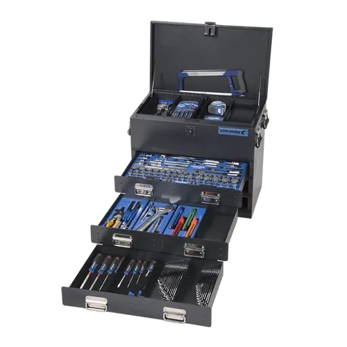 Kincrome Truck Box Tool Kit 219 Piece 3 Drawer Grey