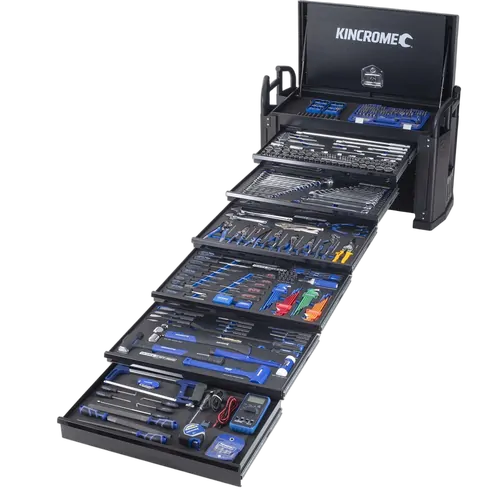 Kincrome Off-Road Field Service Kit 452 Piece 6 Drawer 39" Black