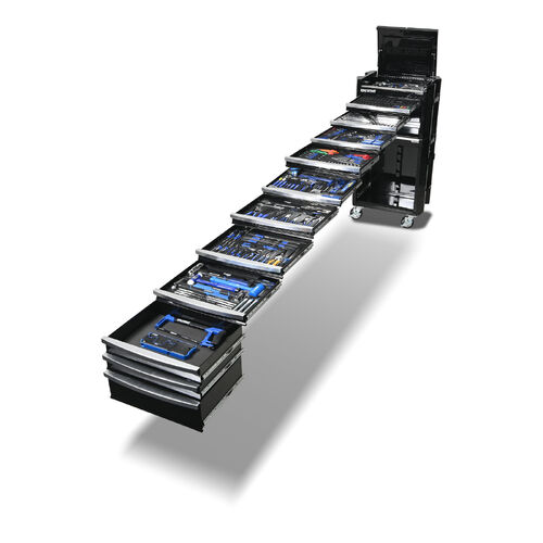 Kincrome CONTOUR Workshop Tool Kit 554 Piece 11 Drawer (29") Black