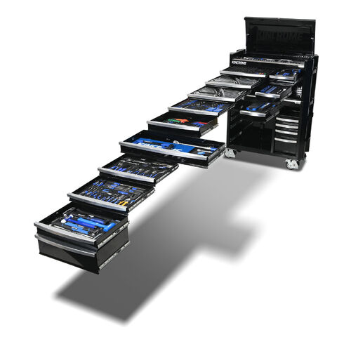 Kincrome CONTOUR Workshop Tool Kit 731 Piece 17 Drawer (42") Black