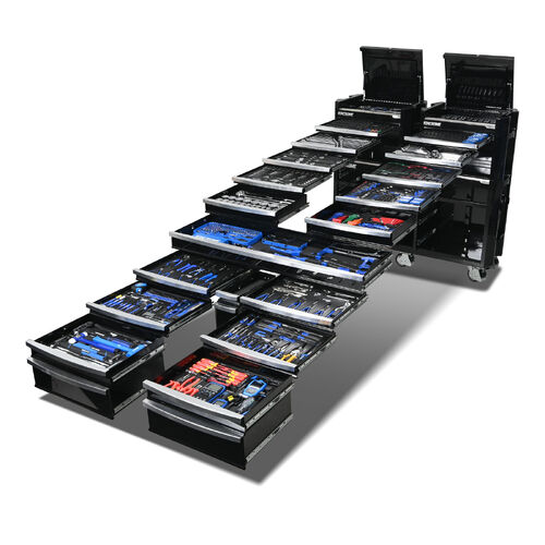 Kincrome CONTOUR Workshop Tool Kit 1141 Piece 22 Drawer (60") Black