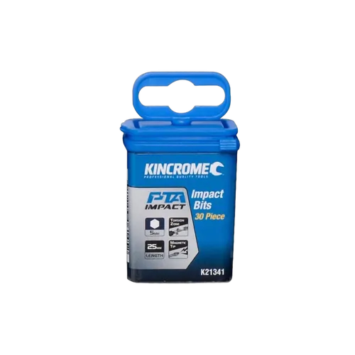 Kincrome Hex 5Mm Impact Bit 25Mm 30 Piece