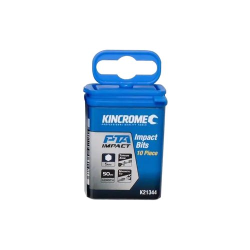 Kincrome Hex 5Mm Impact Bit 50Mm 10 Piece