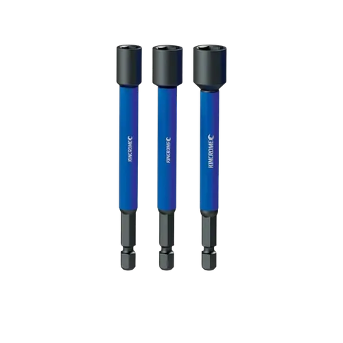 Kincrome Magnetic Nutsetter Impact Bit Mixed Pack 100Mm 3 Piece