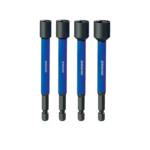 Kincrome Magnetic Nutsetter Impact Bit Mixed Pack 65Mm 4 Piece
